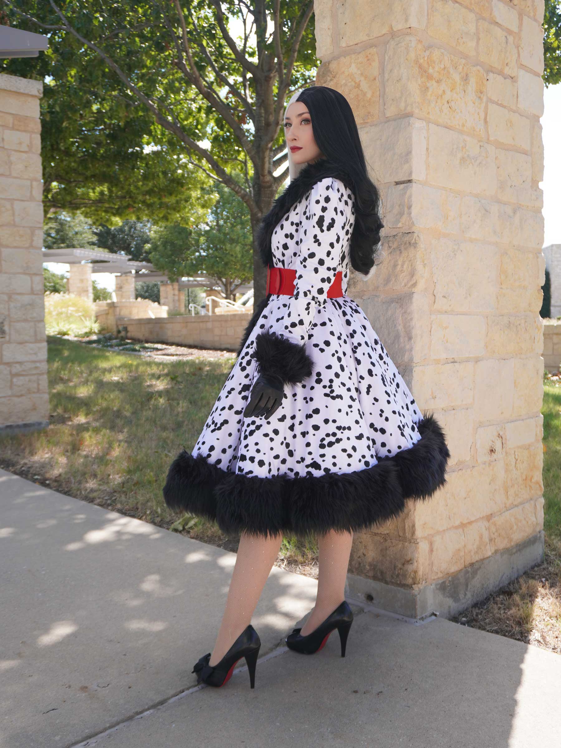 Custom Winter Wrap Dress - Mid Length