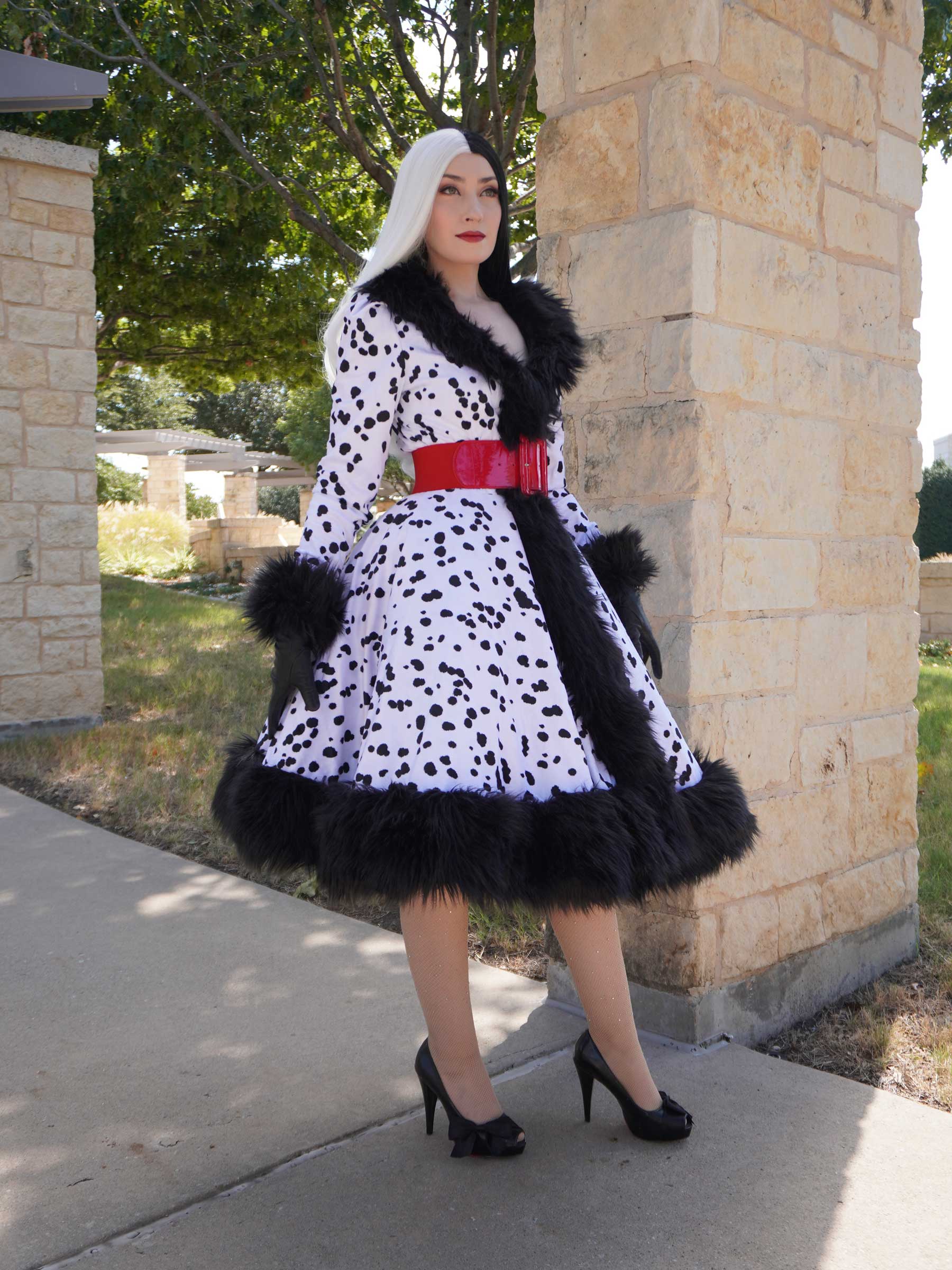 Custom Winter Wrap Dress - Mid Length